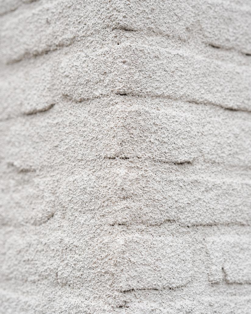 Renovation de facade avec liege projete a Eeklo