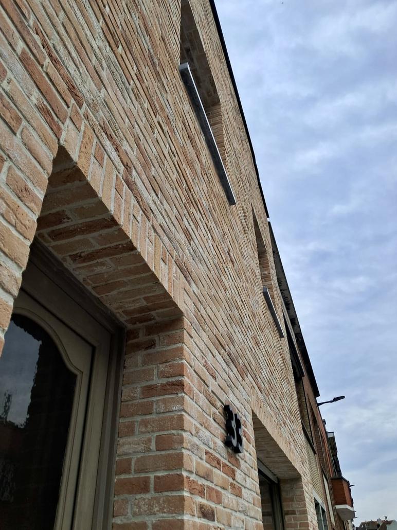 Isolation et briques de parement Blankenberghe