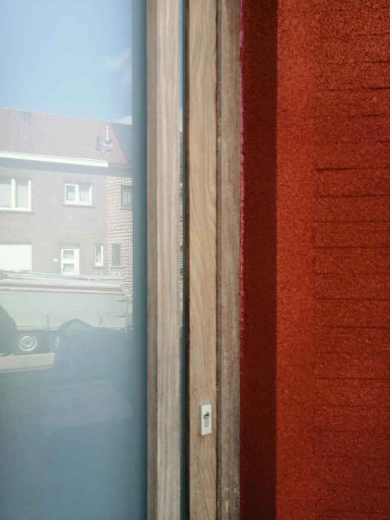 Renovation de facade avec liege projete Sint-Niklaas