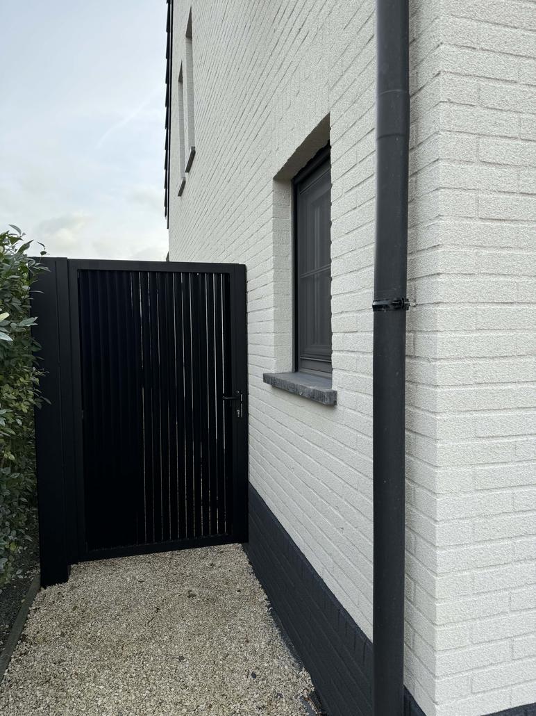 Liège projeté sur brique à Aalter