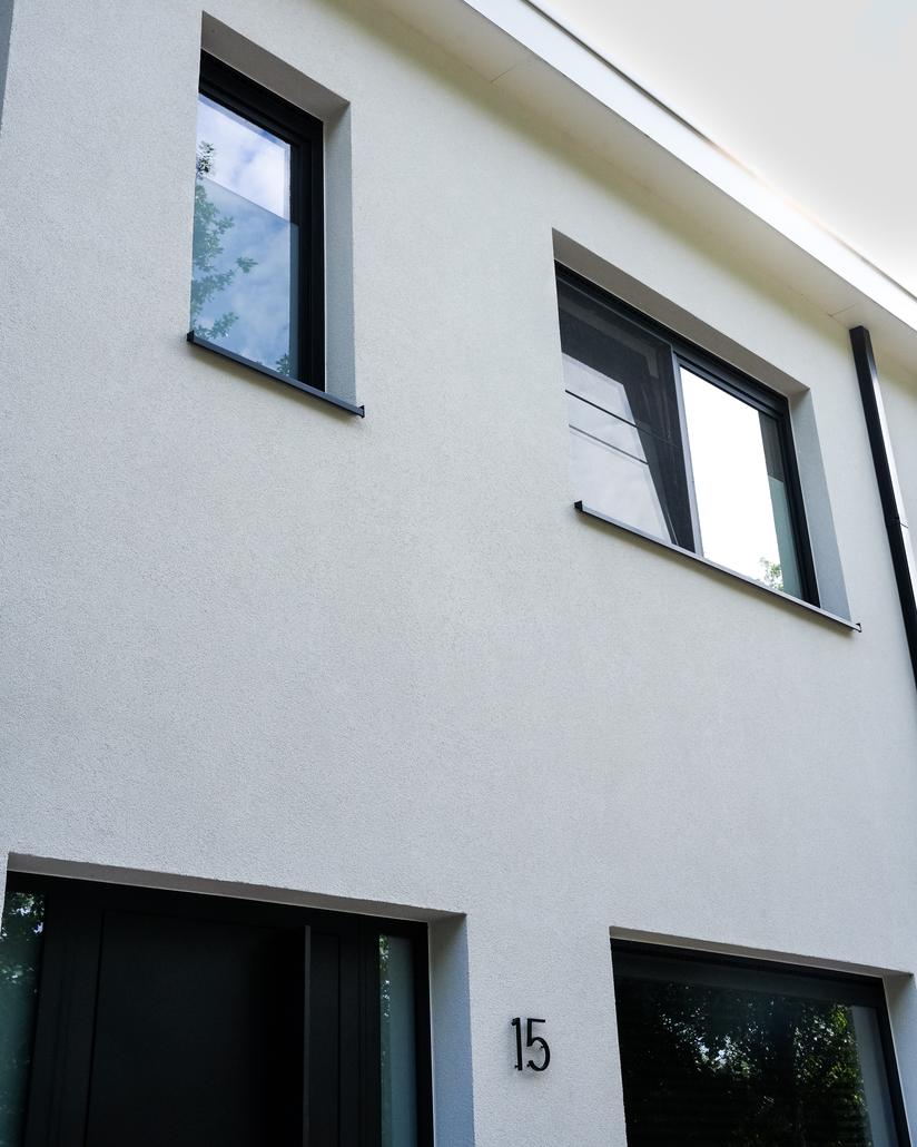 Gevelisolatie met crepi in Bornem