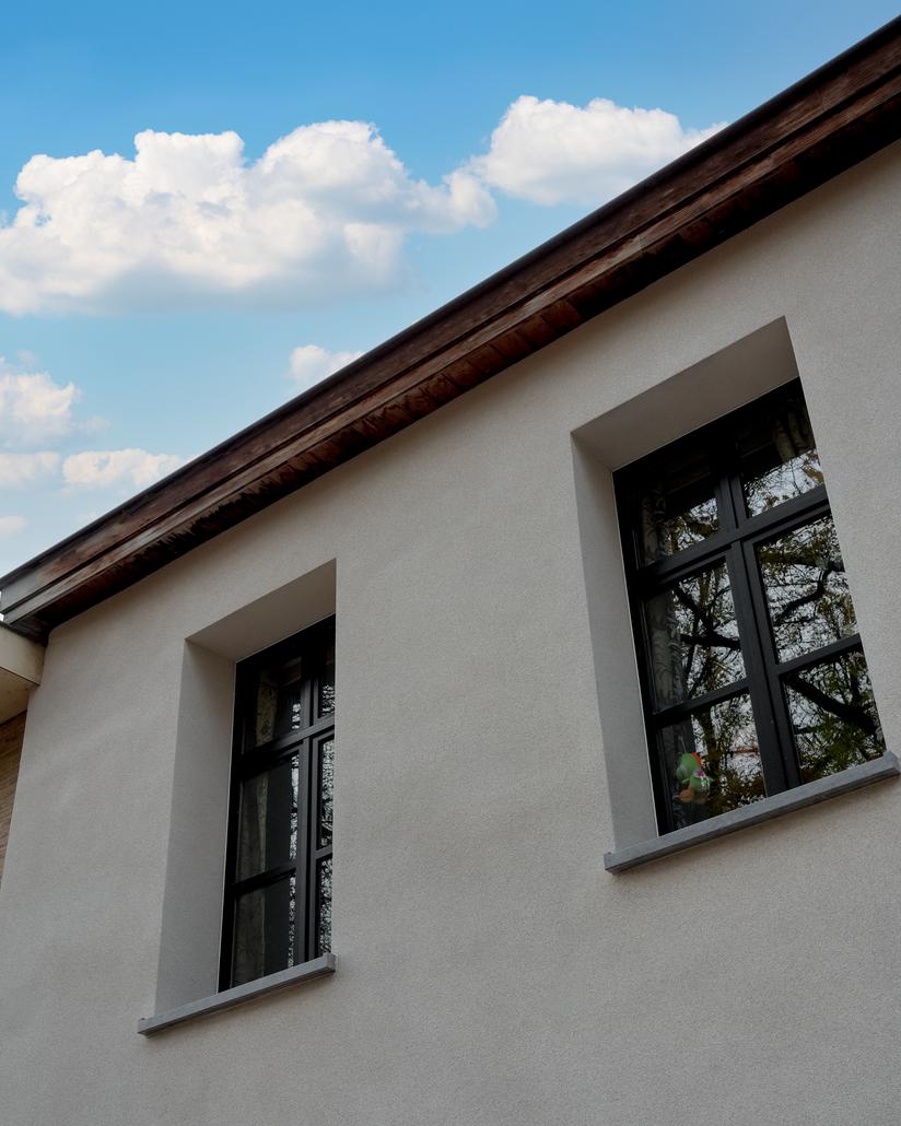 Gevelisolatie met spuitkurk in Bornem