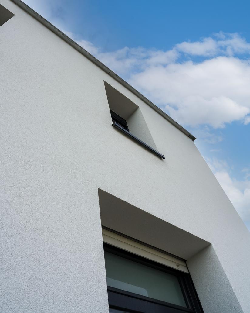 Gevelrenovatie met crepi in Brakel