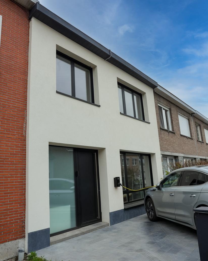 Gevelrenovatie crepi in Zwijnaarde