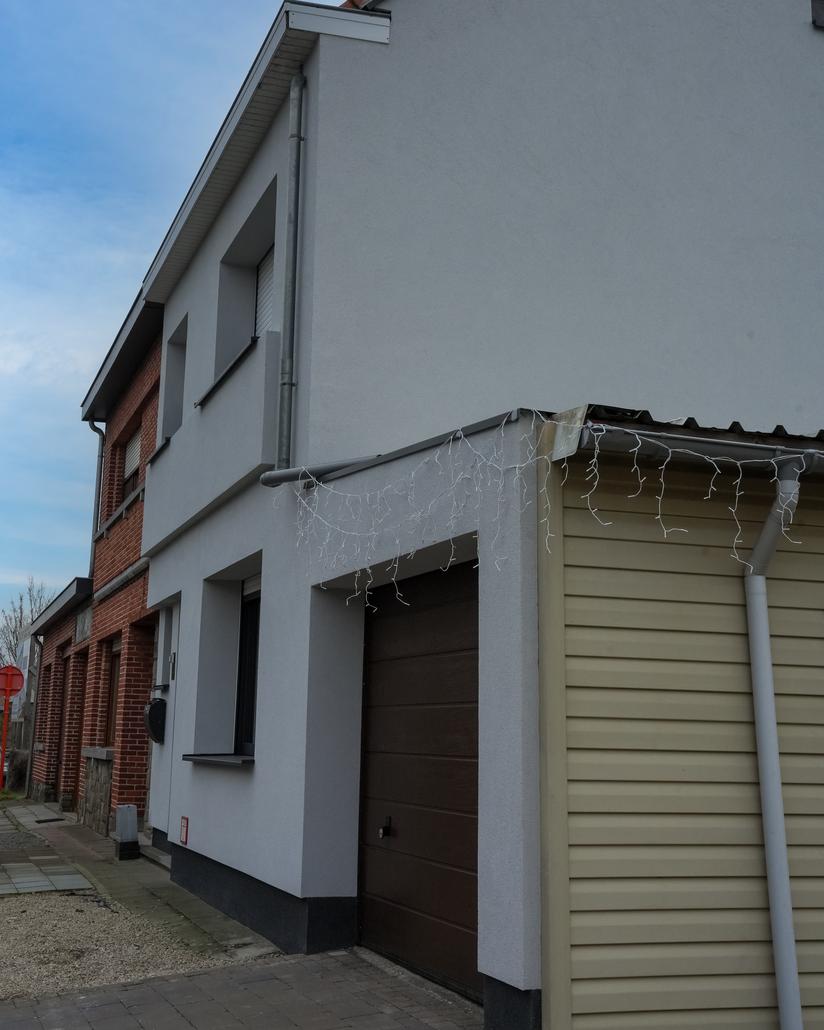 Gevelrenovatie met crepi in Appels