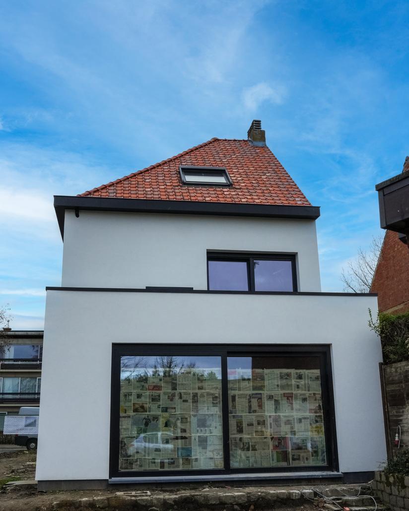 Rénovation de façade crepi à Edegem
