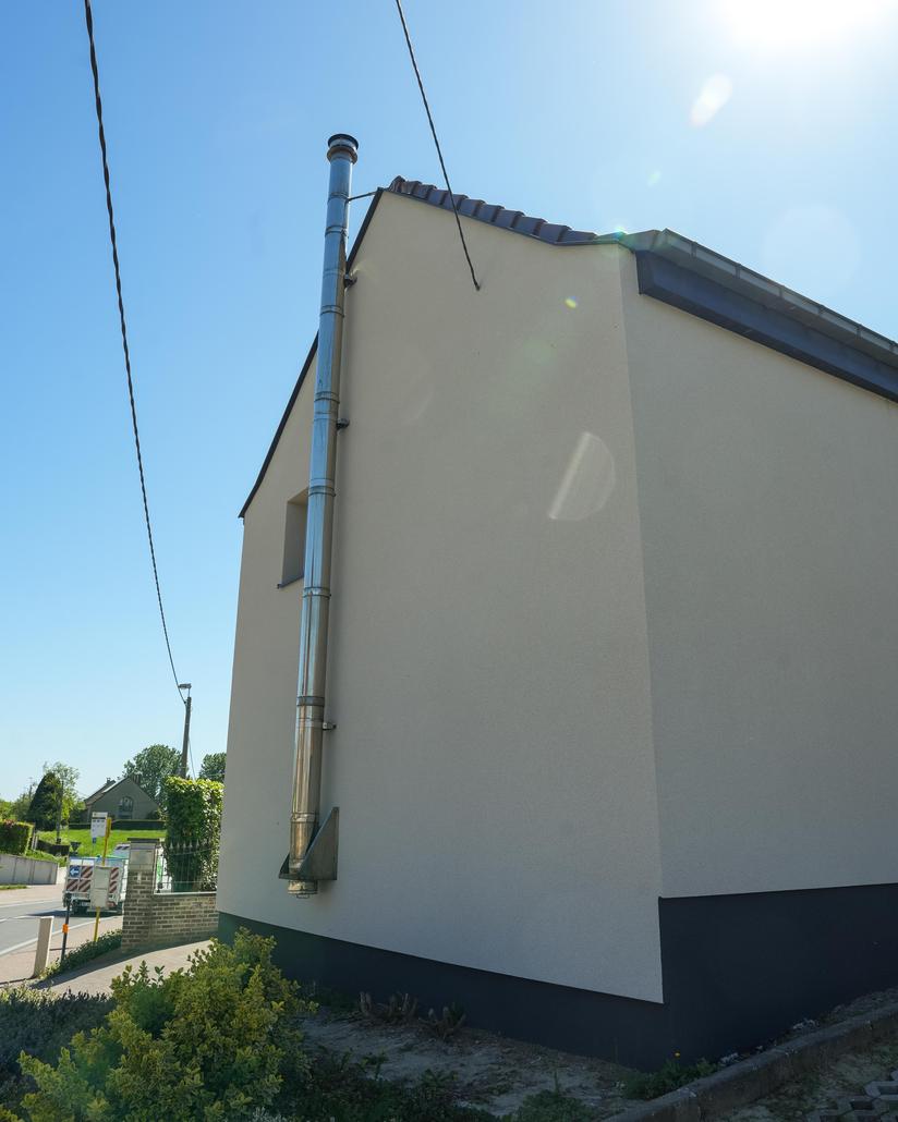 Spuitkurk gevelisolatie in Lennik