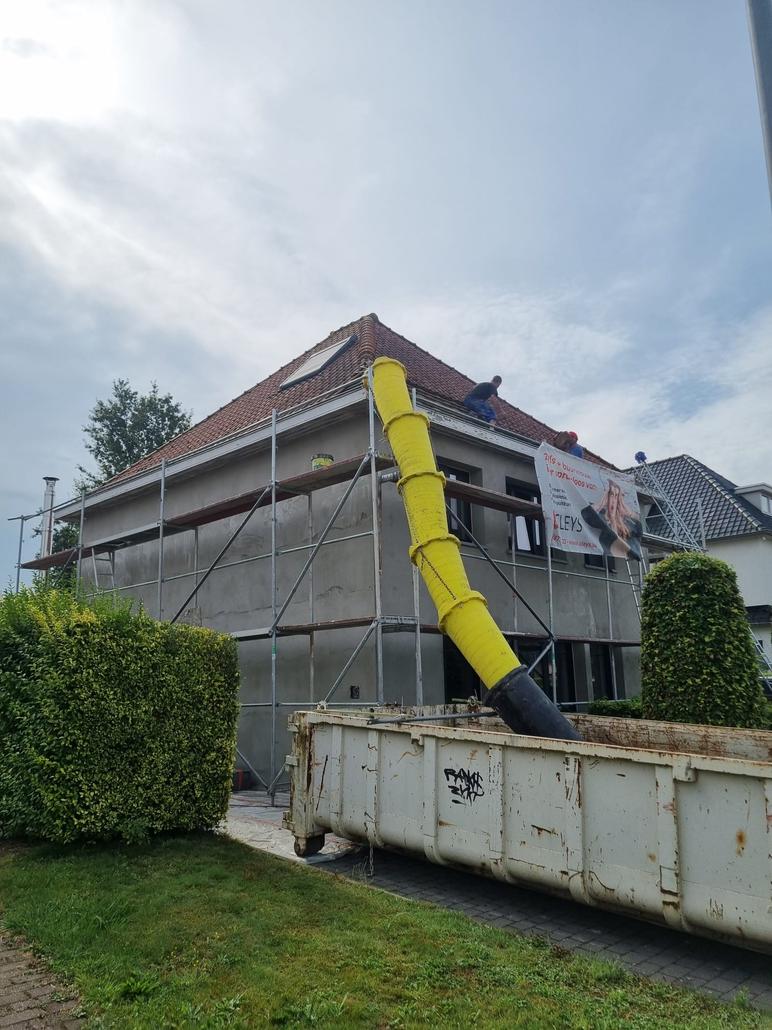 Isolation et spuitkurk toit Beveren