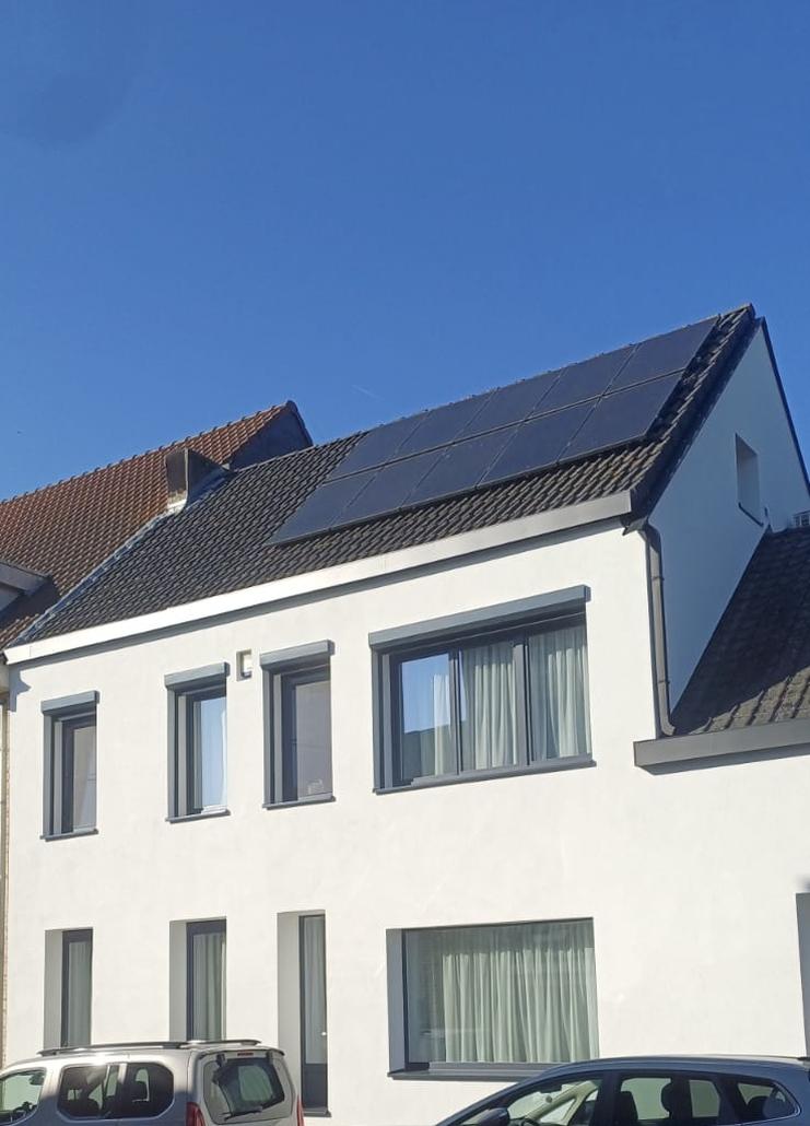 Isolation de façade maison mitoyenne à Denderleeuw