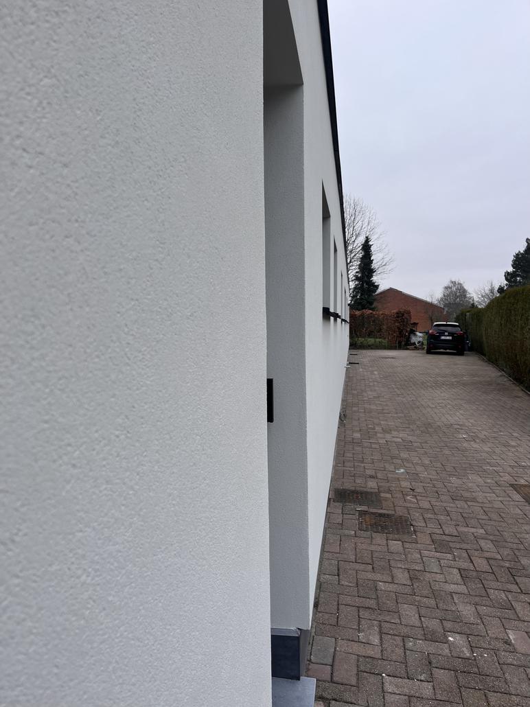 Cleys rénove la façade à Sint-Niklaas avec du crepi