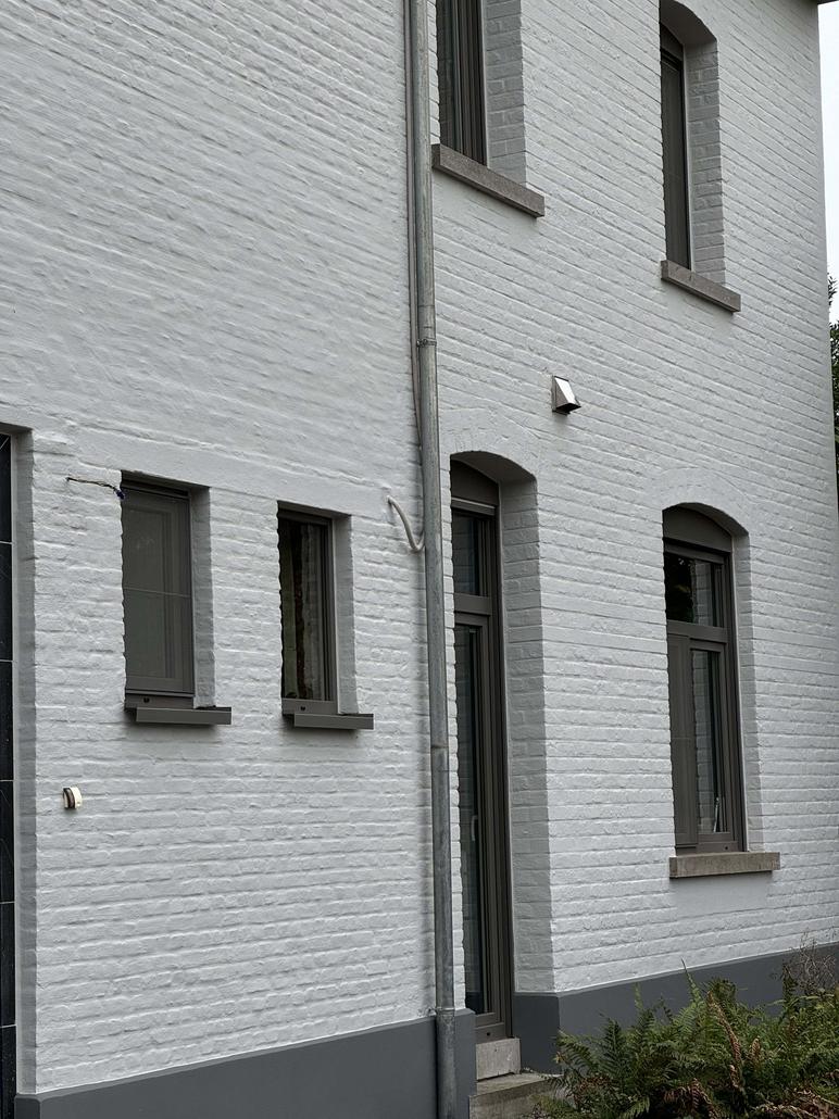 Enduit à la chaux et crepi à Grimbergen