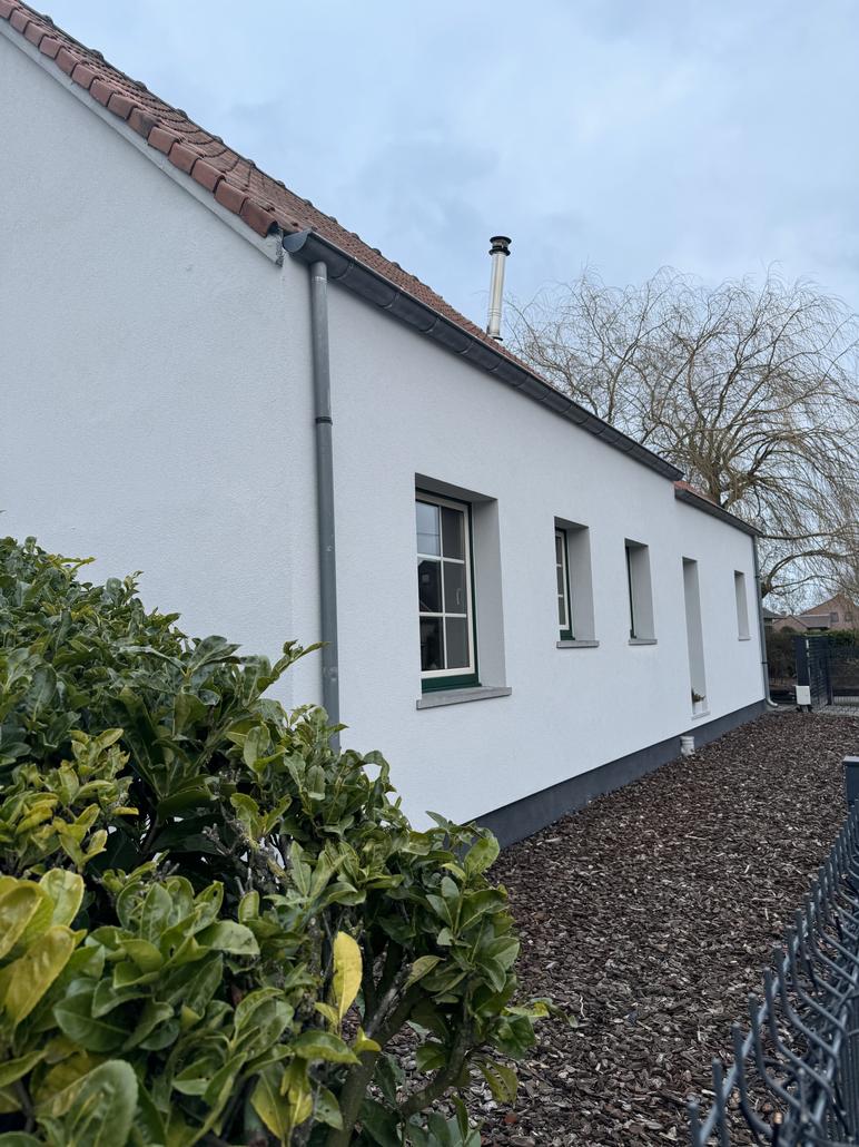 Isolation de façade et crepi à Evergem