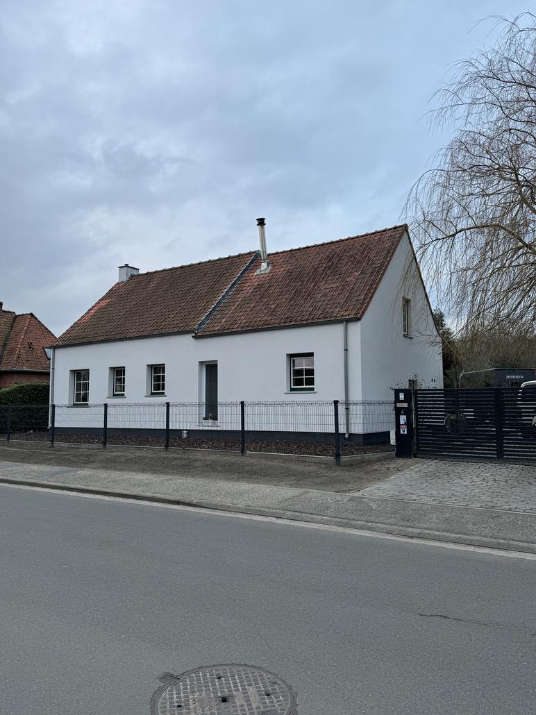 Isolation de façade et crepi à Evergem