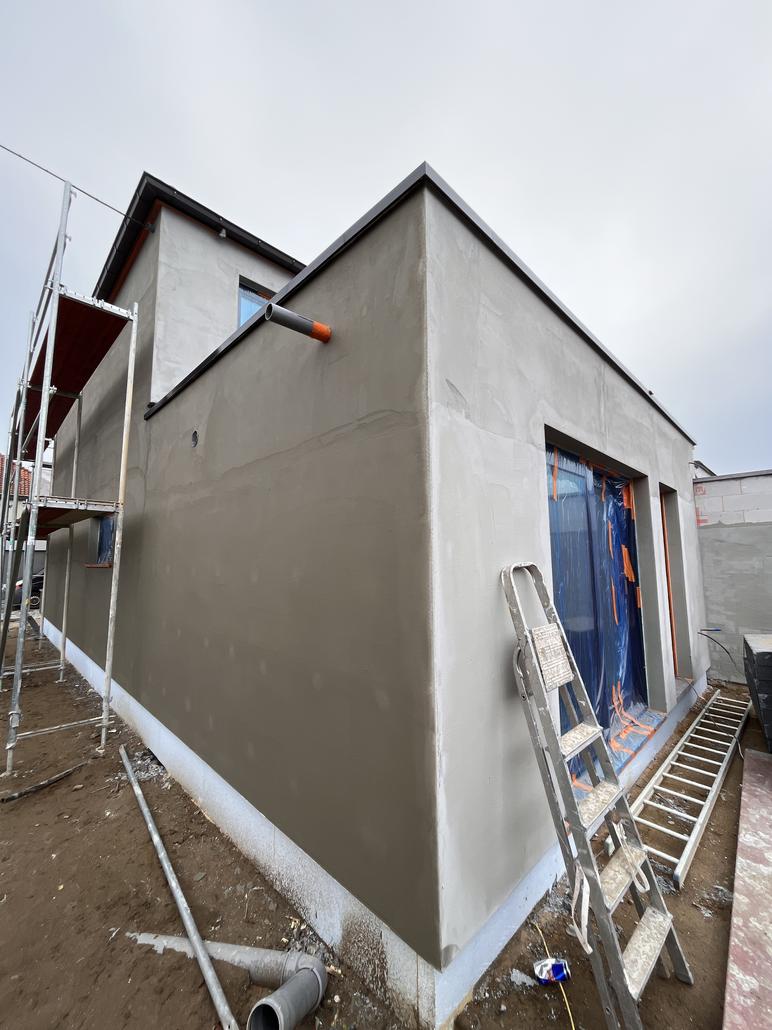 Crepi et isolation pour une maison à Lebbeke