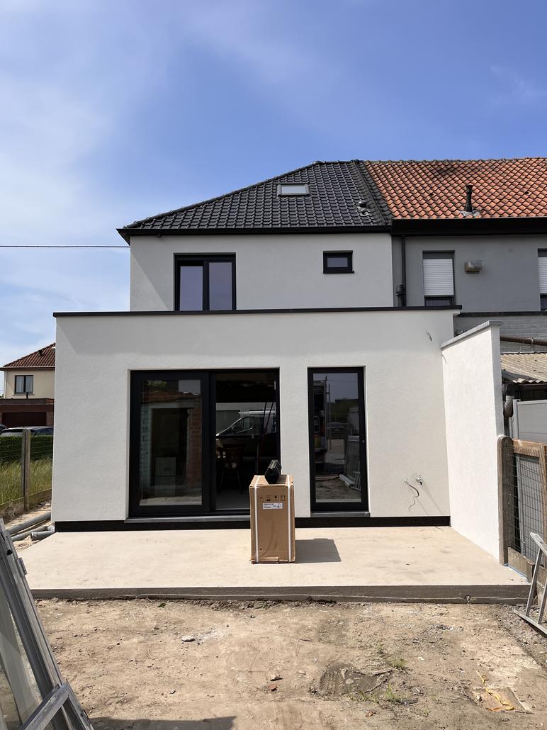 Crepi et isolation pour une maison à Lebbeke