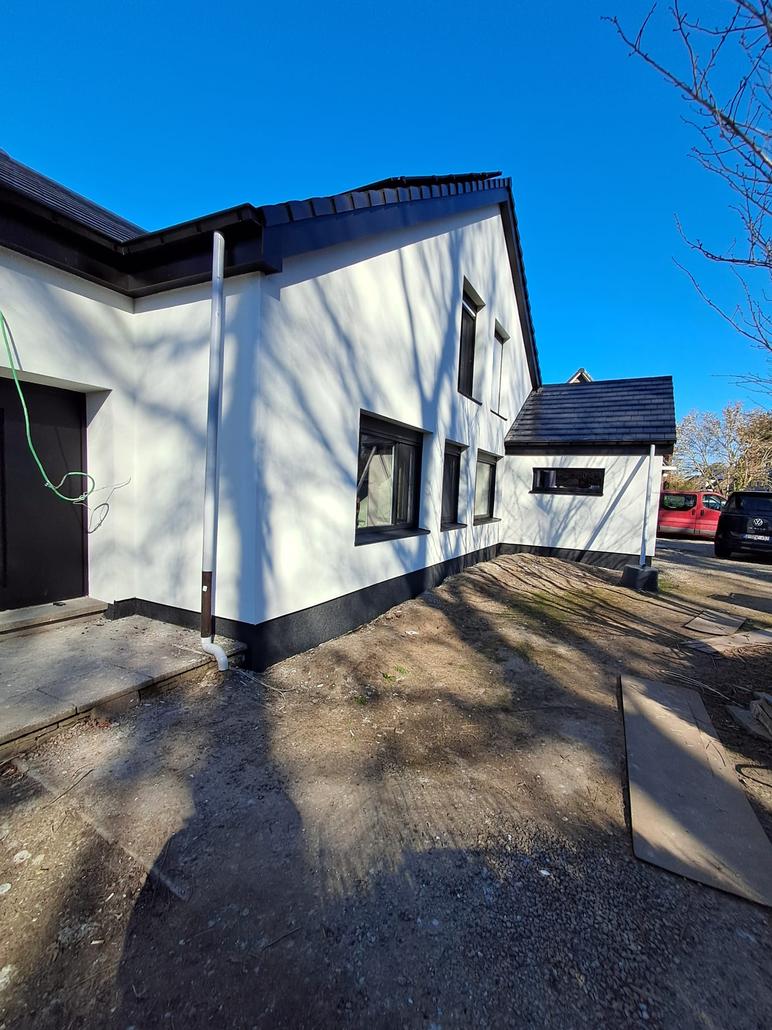 Rénovation de façade avec crepi à Oostakker