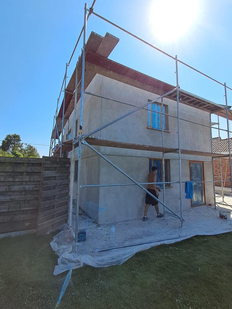 Crépi liège projeté Evergem