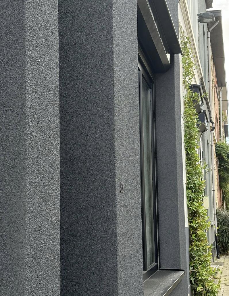 Isolation et crepi de liège à Gentbrugge