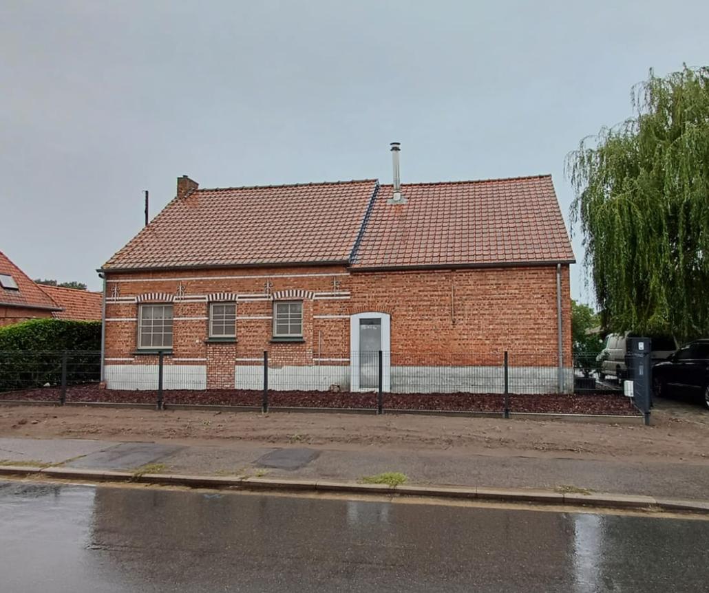 Isolation de façade et crepi à Evergem