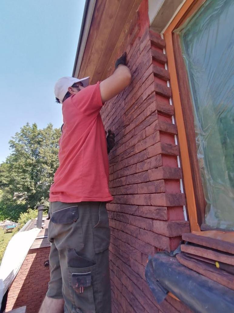 Isolation et plaquettes de brique a Gand