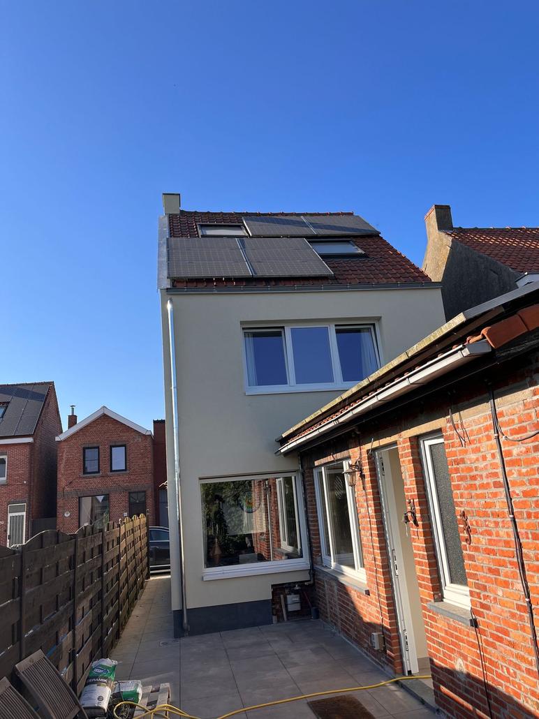 Isolation de facade et crepi a De Klinge