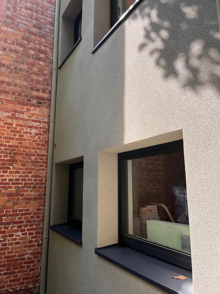 Isolation et liege projete a Wilrijk