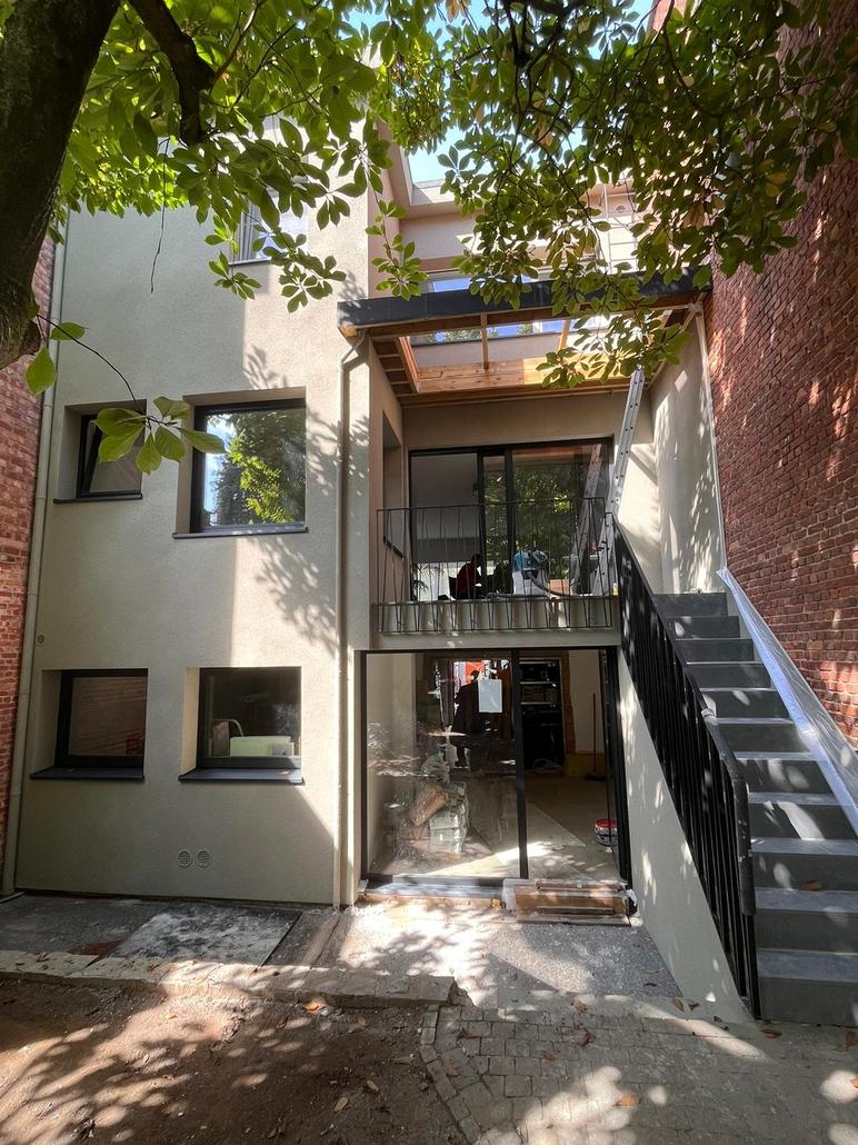 Isolation et liege projete a Wilrijk