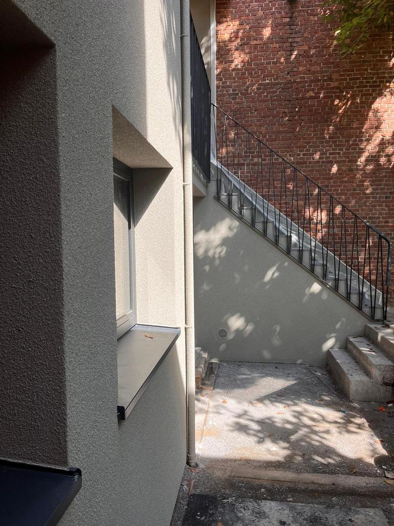 Isolation et liege projete a Wilrijk