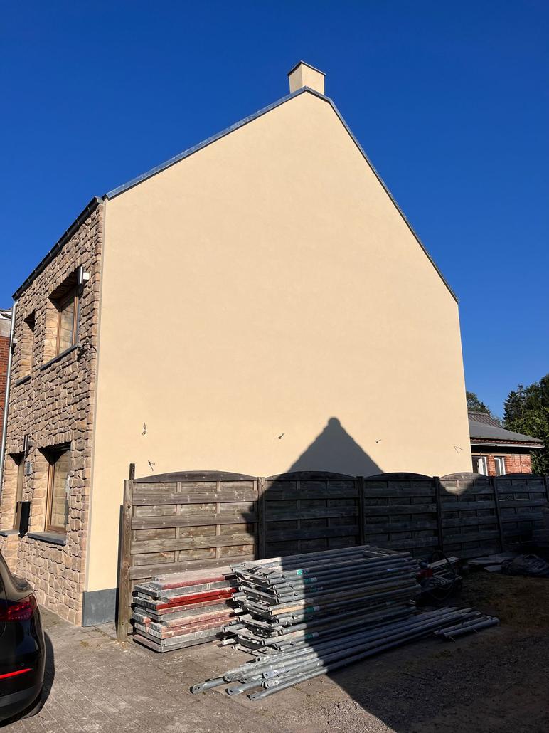 Isolation de facade et crepi a De Klinge