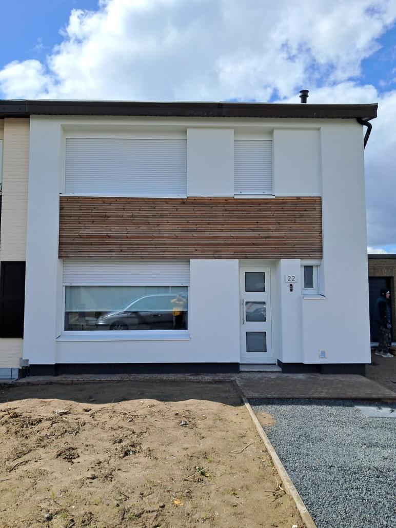 Gevel vernieuwen met crepi in Hamme