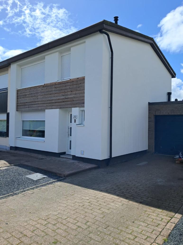 Gevel vernieuwen met crepi in Hamme