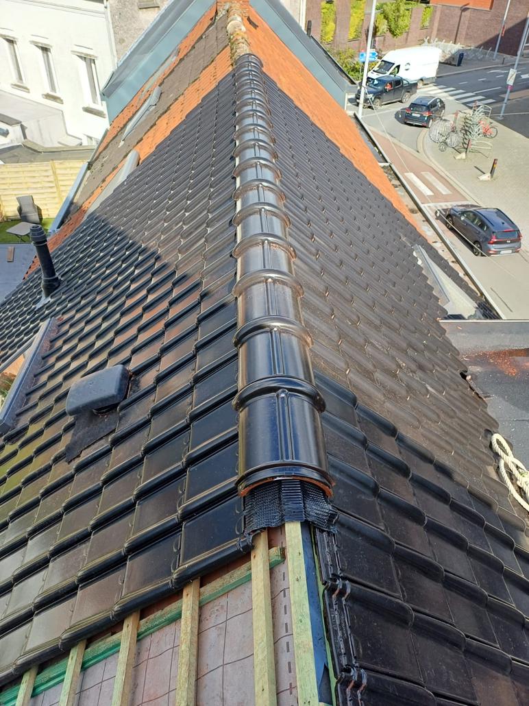 Rénovation de façade et de toiture à Stekene