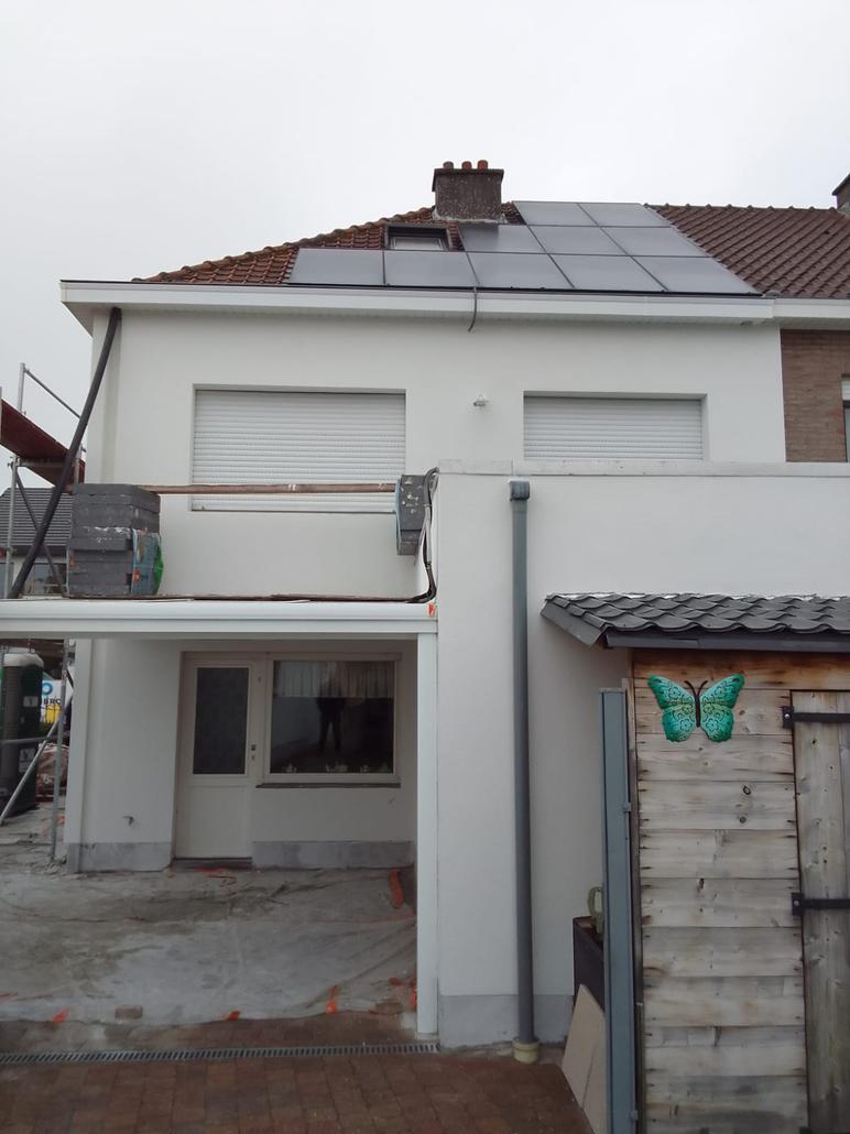 Isolation de façade et crepi à Grimbergen