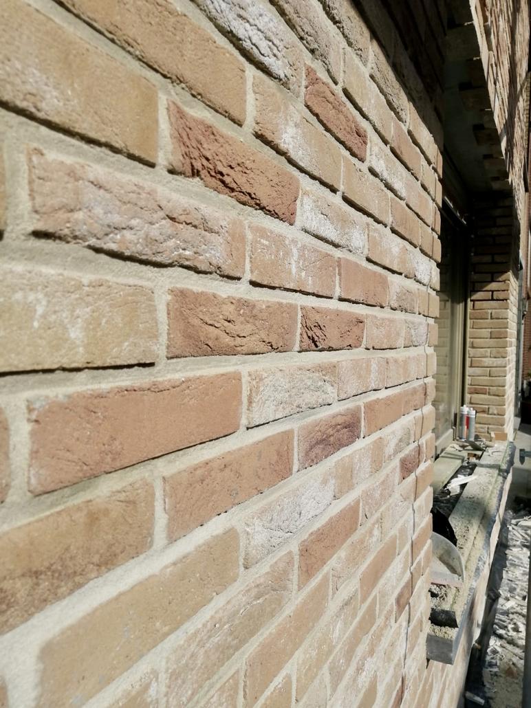 Isolation et briques de parement Blankenberghe