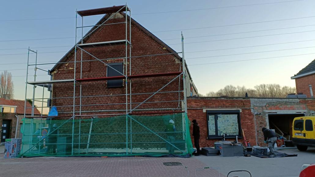 Gevelisolatie met crepi in Zwijndrecht