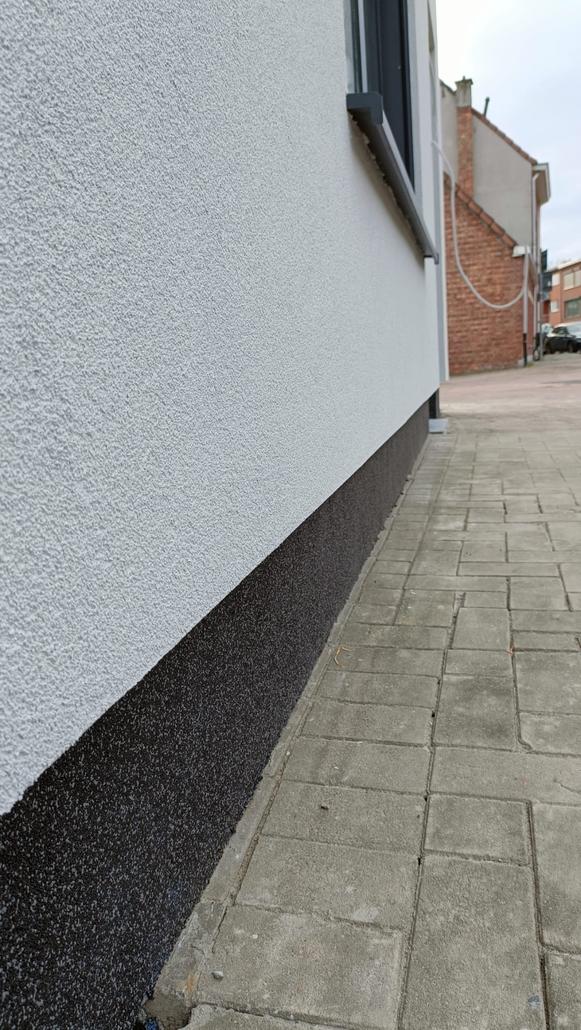 Gevelisolatie met crepi in Zwijndrecht