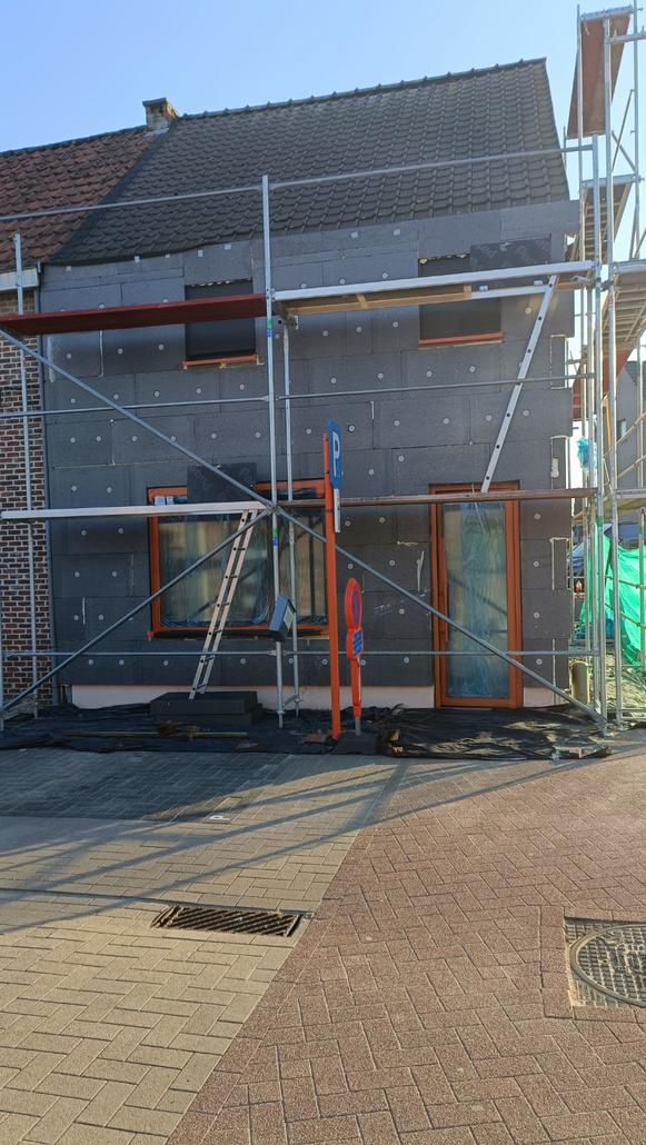 Gevelisolatie met crepi in Zwijndrecht