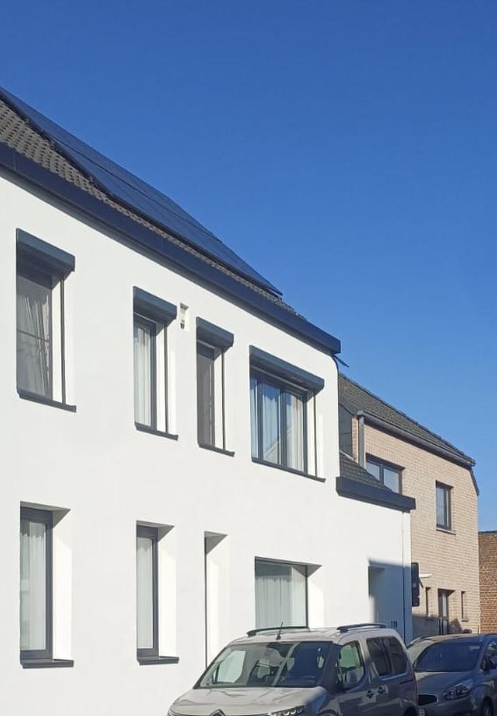 Isolation de façade maison mitoyenne à Denderleeuw