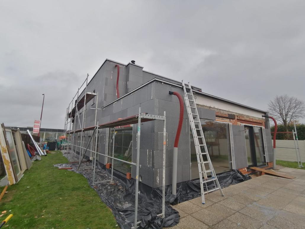 isolation facade liege projete a Gavere