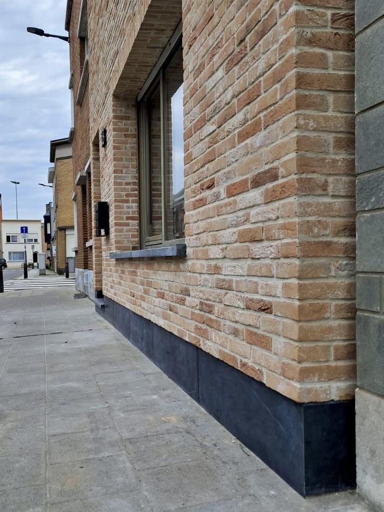 Isolation et briques de parement Blankenberghe