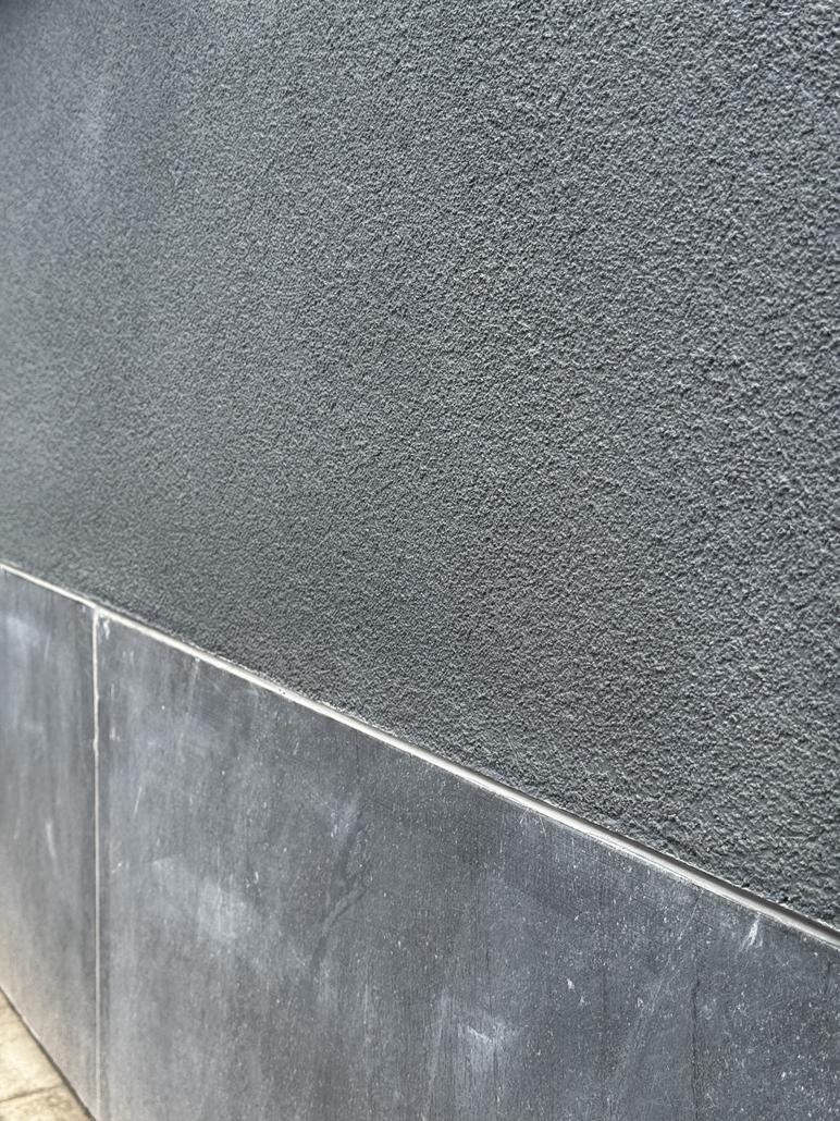 Crepi anthracite sur maison mitoyenne à Zwijndrecht