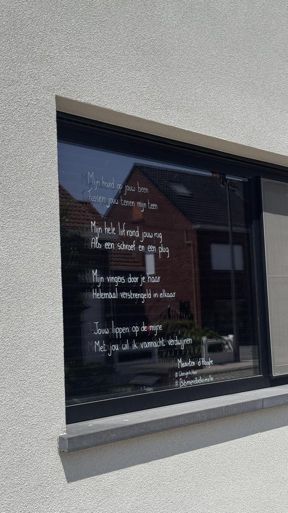 Façade en liège projeté à Merelbeke