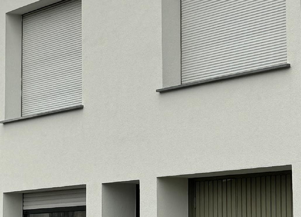 Isolation de façade et crepi blanc à Eeklo