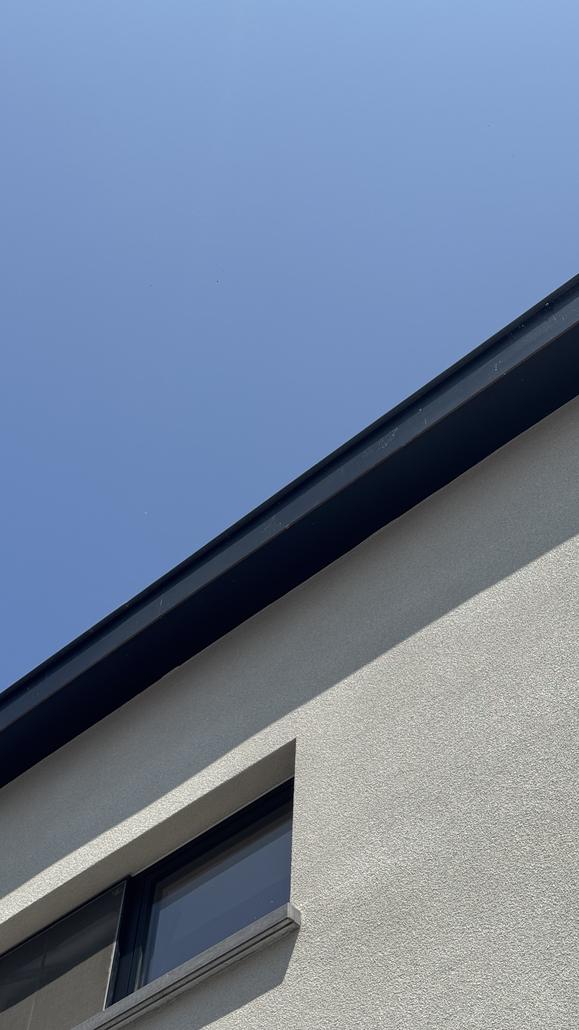 Façade en liège projeté à Merelbeke