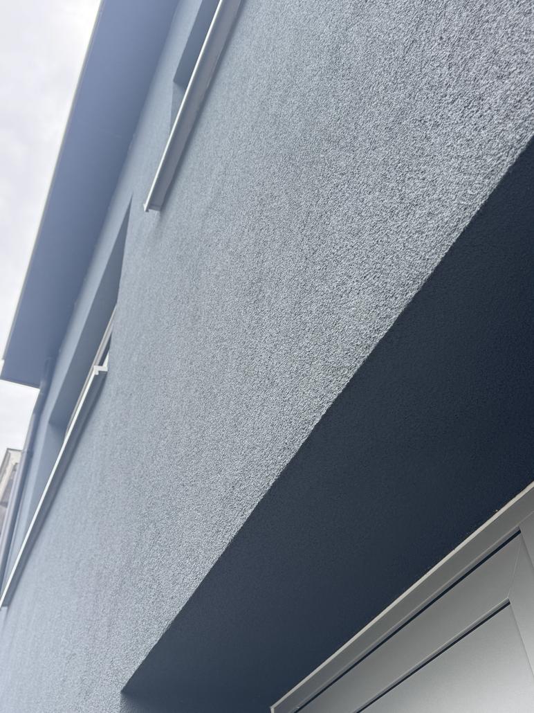Crepi anthracite sur maison mitoyenne à Zwijndrecht