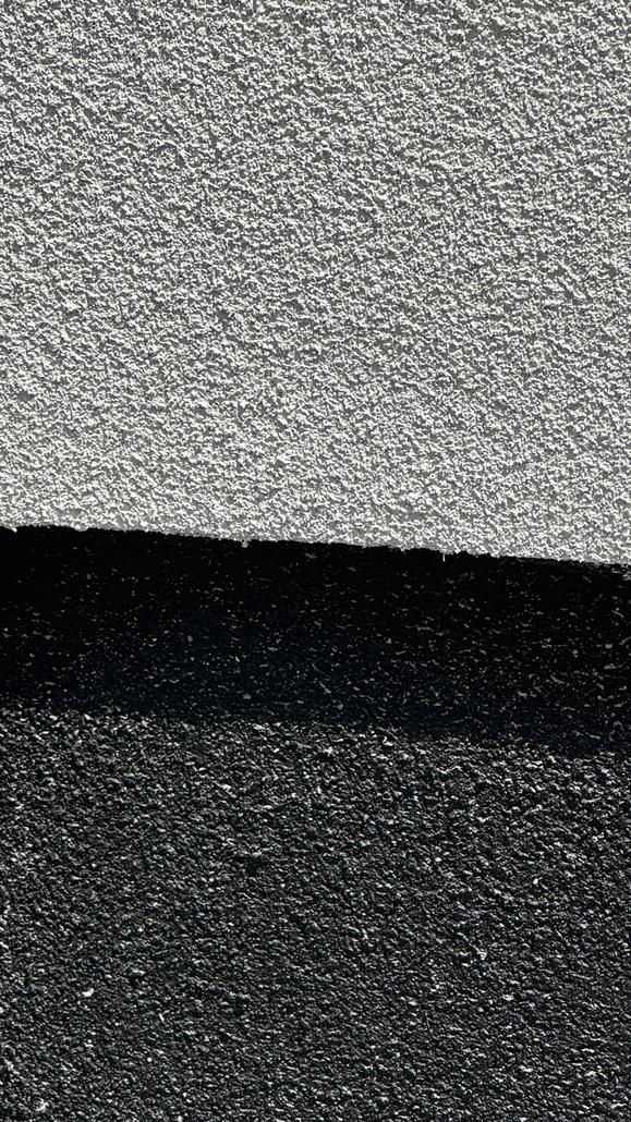 Façade en liège projeté à Merelbeke