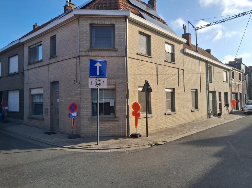 Gevelisolatie met crepi in Moerzeke