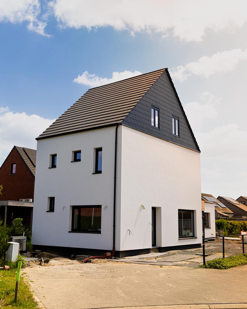 Rénovation de façade avec crepi à Ranst