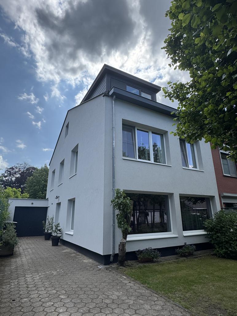 Rénovation de façade en crepi à Kalmthout