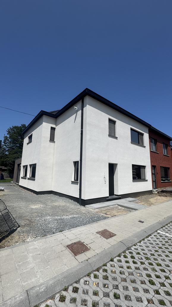 Façade en liège projeté à Merelbeke